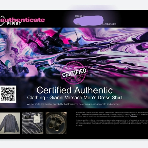 Gianni Versace Men's button up dress shirt size 4X or 58 - Picture 14 of 15